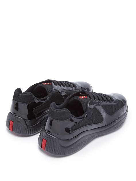 prada americas cup patent black